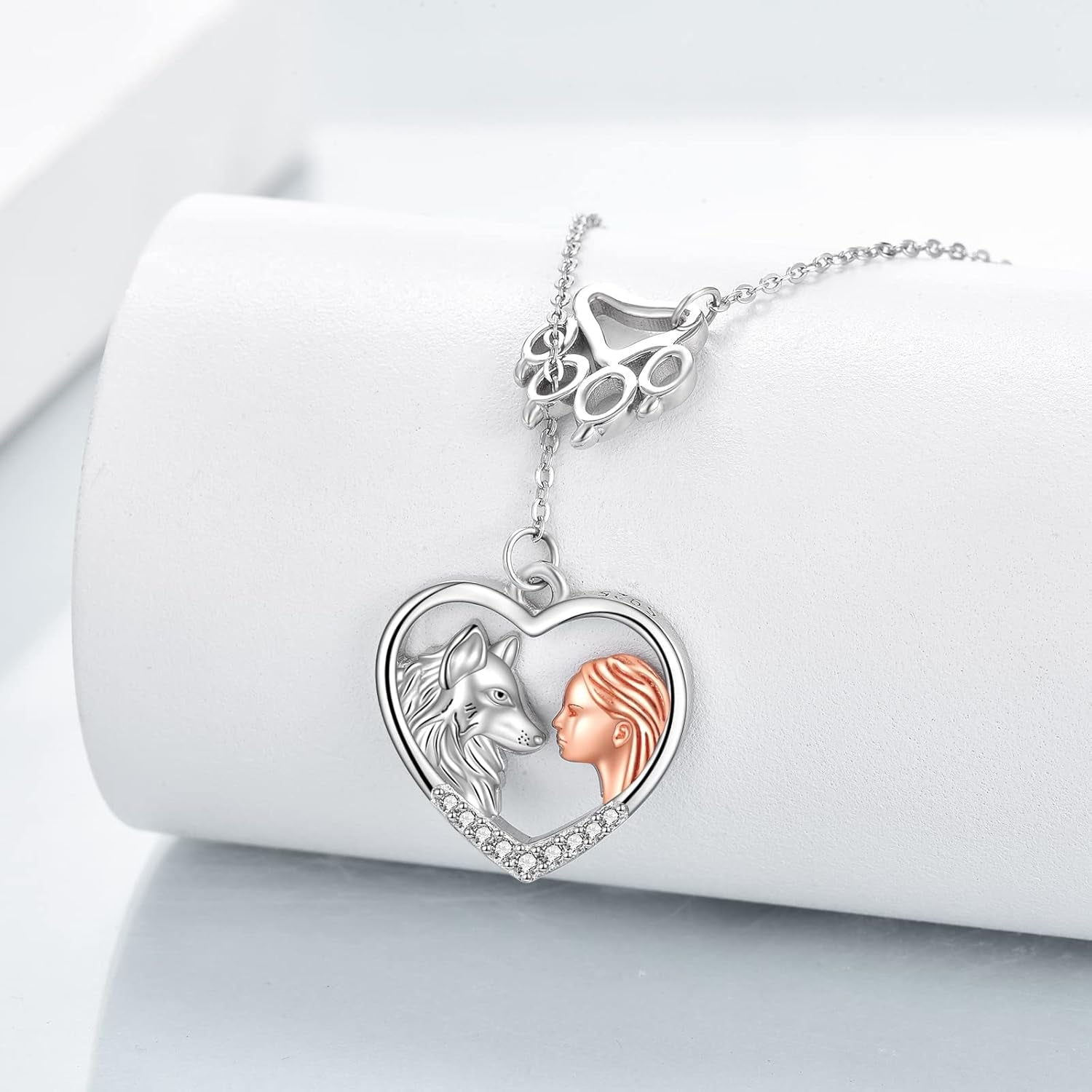 πΊπ΄ Wolf/Horse Gifts Necklace β Sterling Silver Y-Necklace Pendant for Teen Girls