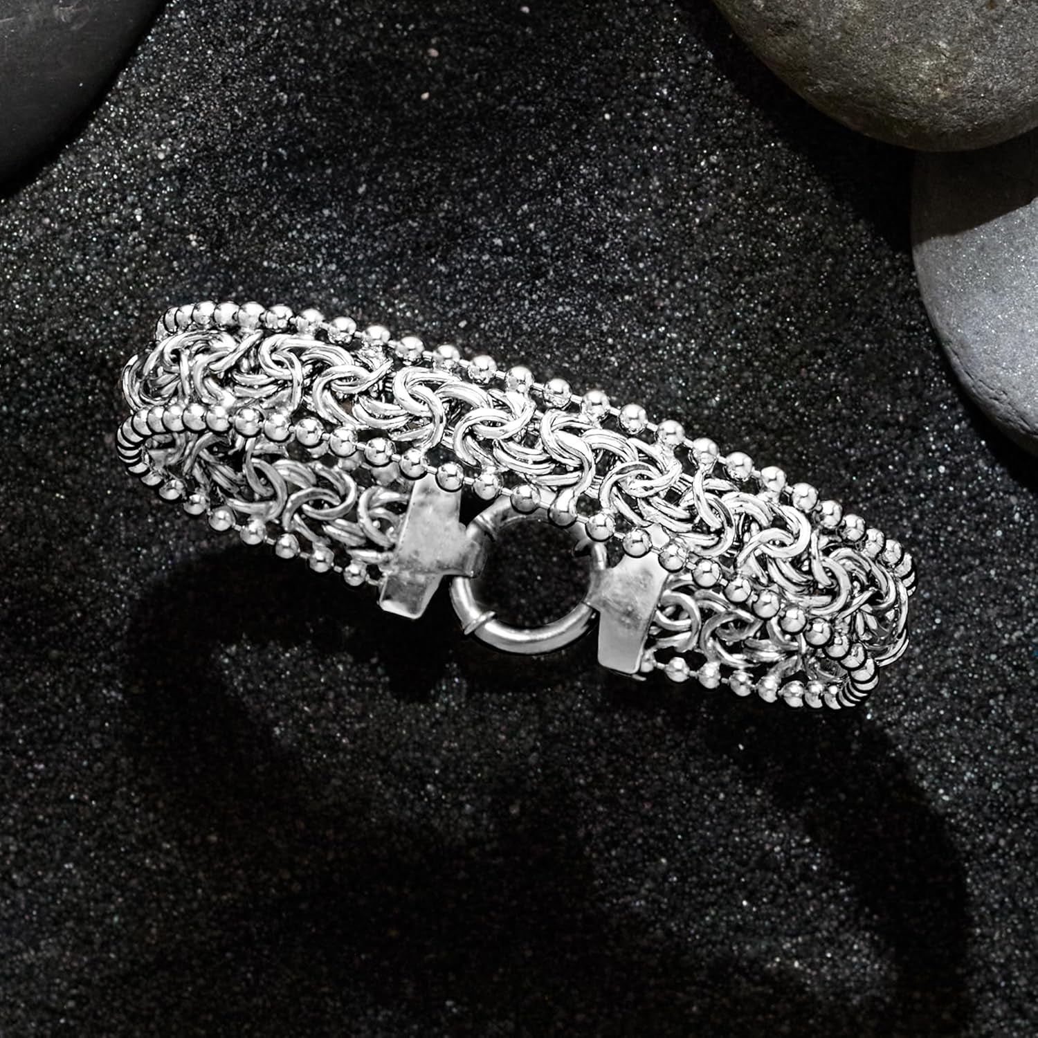 Byzantine Beaded-Edge Bracelet – Elegant Women&