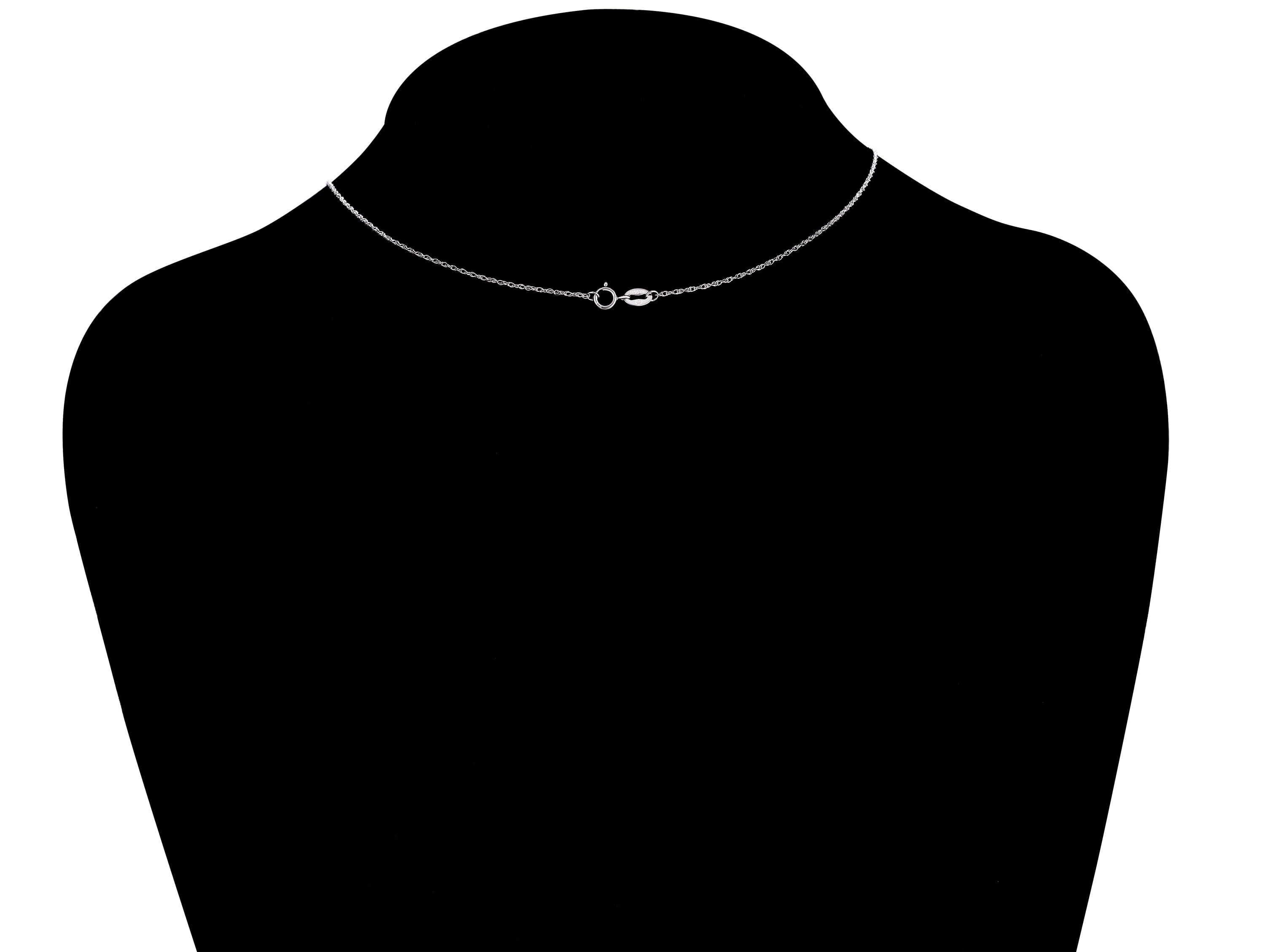 Women’s Rose Pendant Necklace – Two-Tone Sterling Silver with 14K Gold Plated Accents