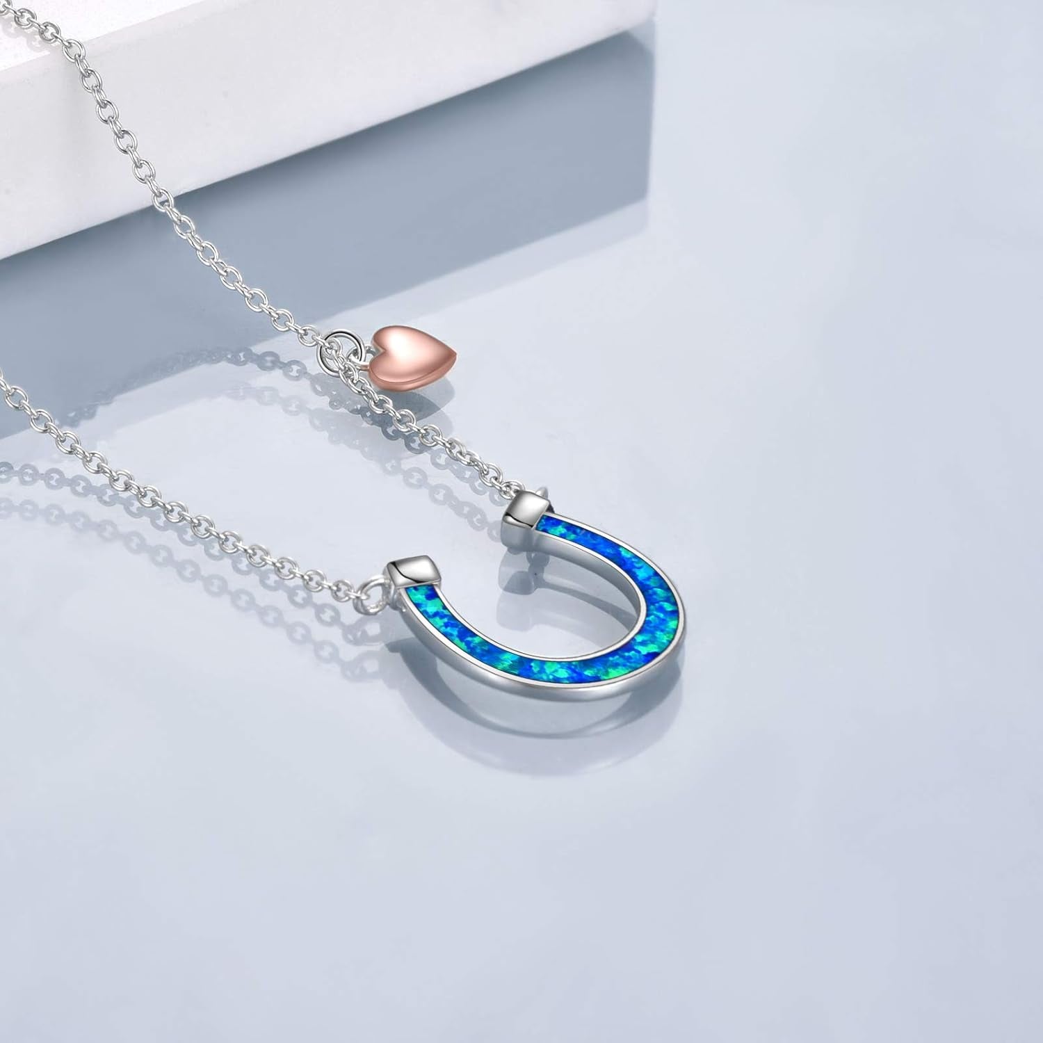 Horseshoe Necklace for Women – Sterling Silver Horse Jewelry Gift