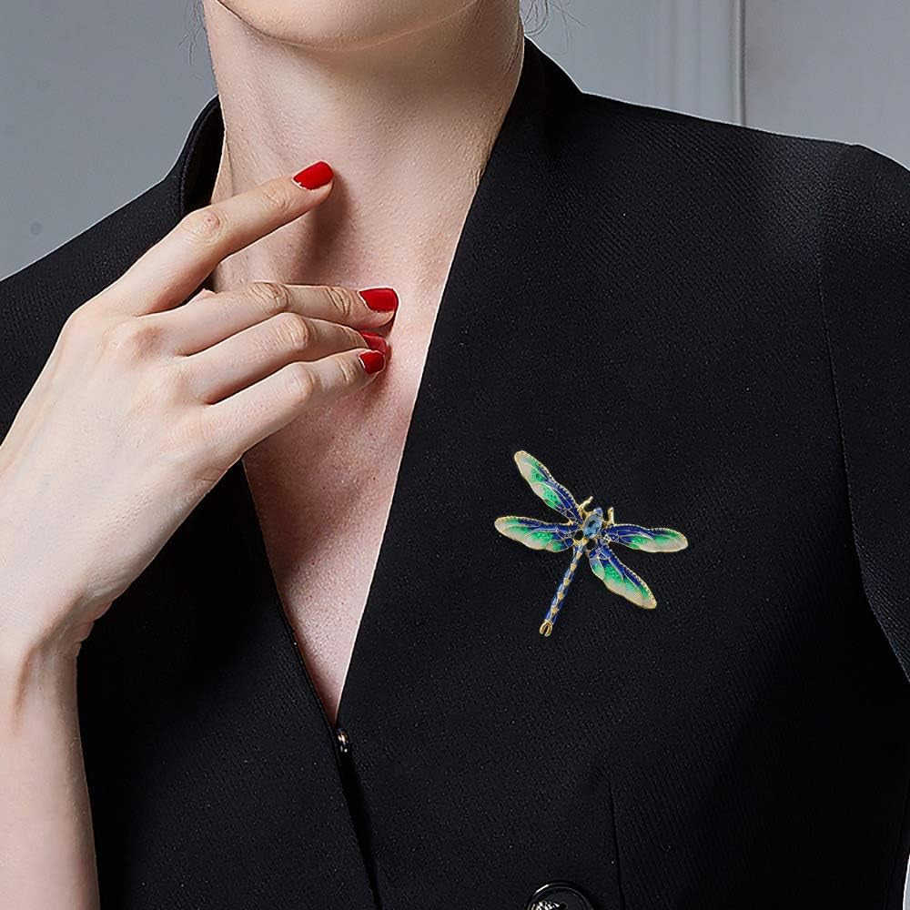 Dragonfly Brooch Pin – Acrylic Insect Breastpin for Women’s Clothing & Corsage