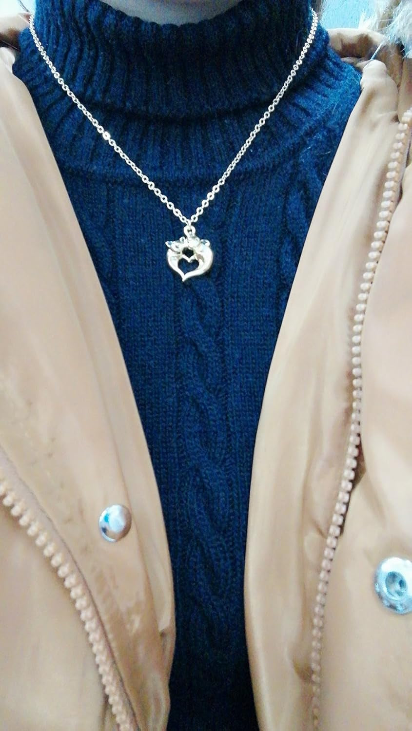 Crystal Animal Double Flying Pig Pendant Necklace – Gold-Plated Charm