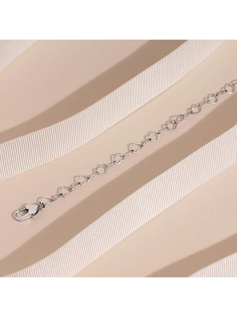 5" Heart Link Chain Baby & Toddler Bracelet – Sterling Silver Delicate Jewelry