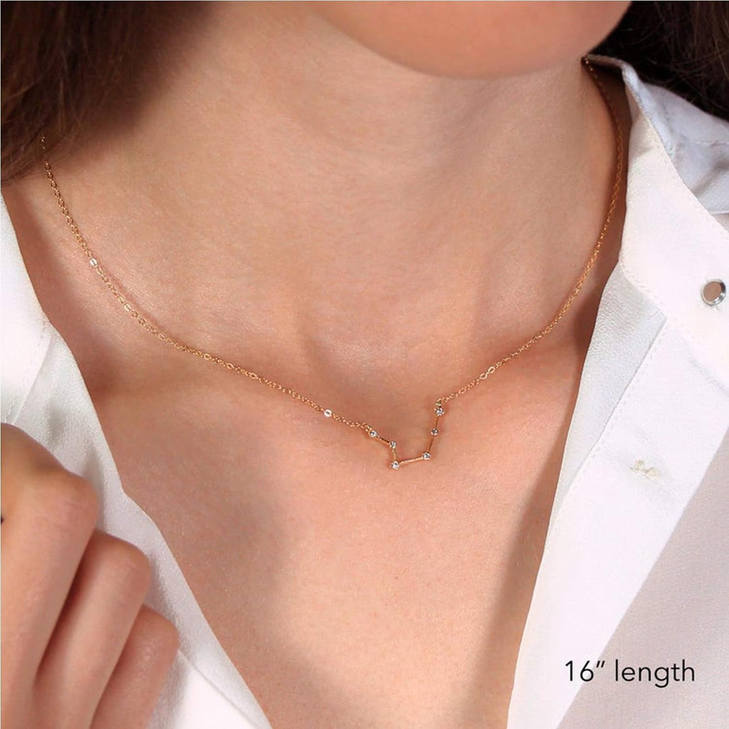 2PCS Zodiac Sign Necklace for Women