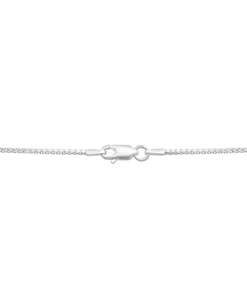 Men’s Diamond Pavé Music Note Pendant Necklace – 1/4 Ct. T.W., Sterling Silver, 22" Chain