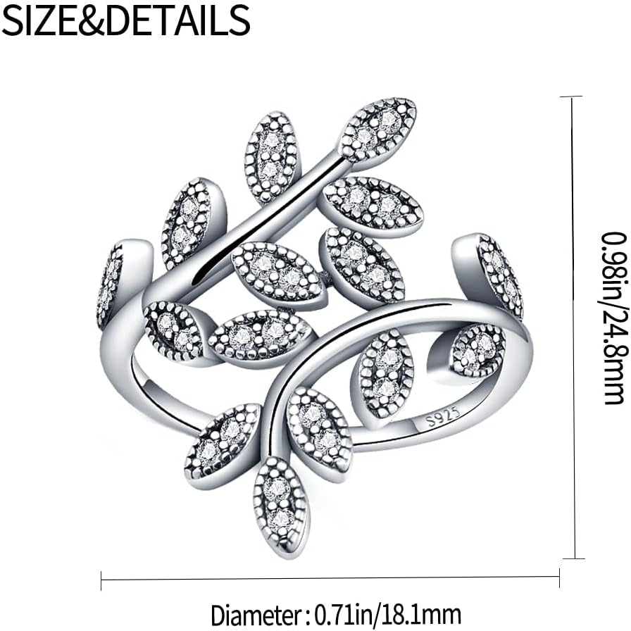 925 Sterling Silver Infinity Cubic Zirconia Eternity Ring – Classic Promise, Anniversary, Engagement Band for Women
