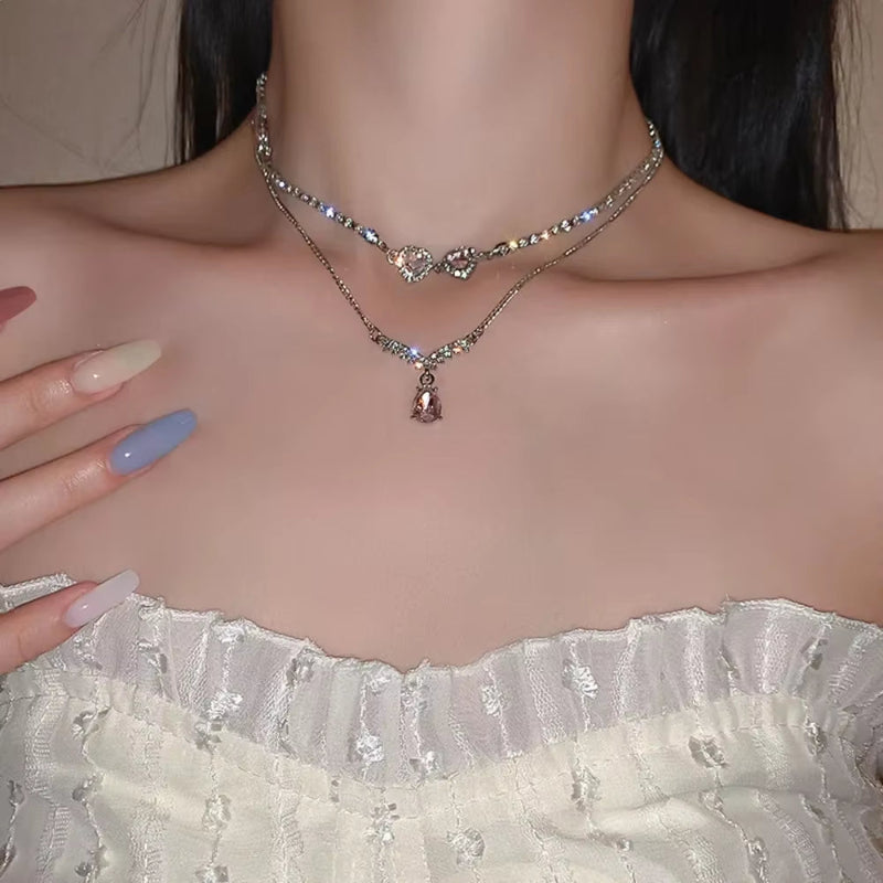 Silver Horizon Triangle Pendant Necklace – Minimalist Geometric Jewelry for the Modern Muse