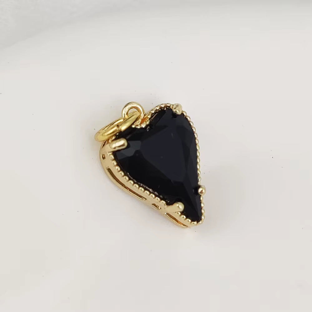Golden Muse Charm Pendants – Personalized Jewelry with Sparkling Detail & Playful Elegance
