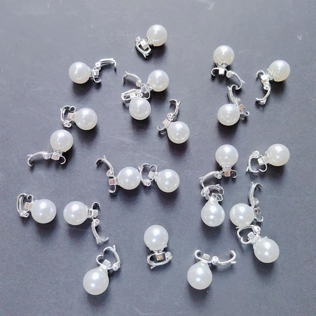 ✨ 30Pcs Mini Pearl Hair Pins – Elegant White Pearl Hair Accessories for Women & Girls