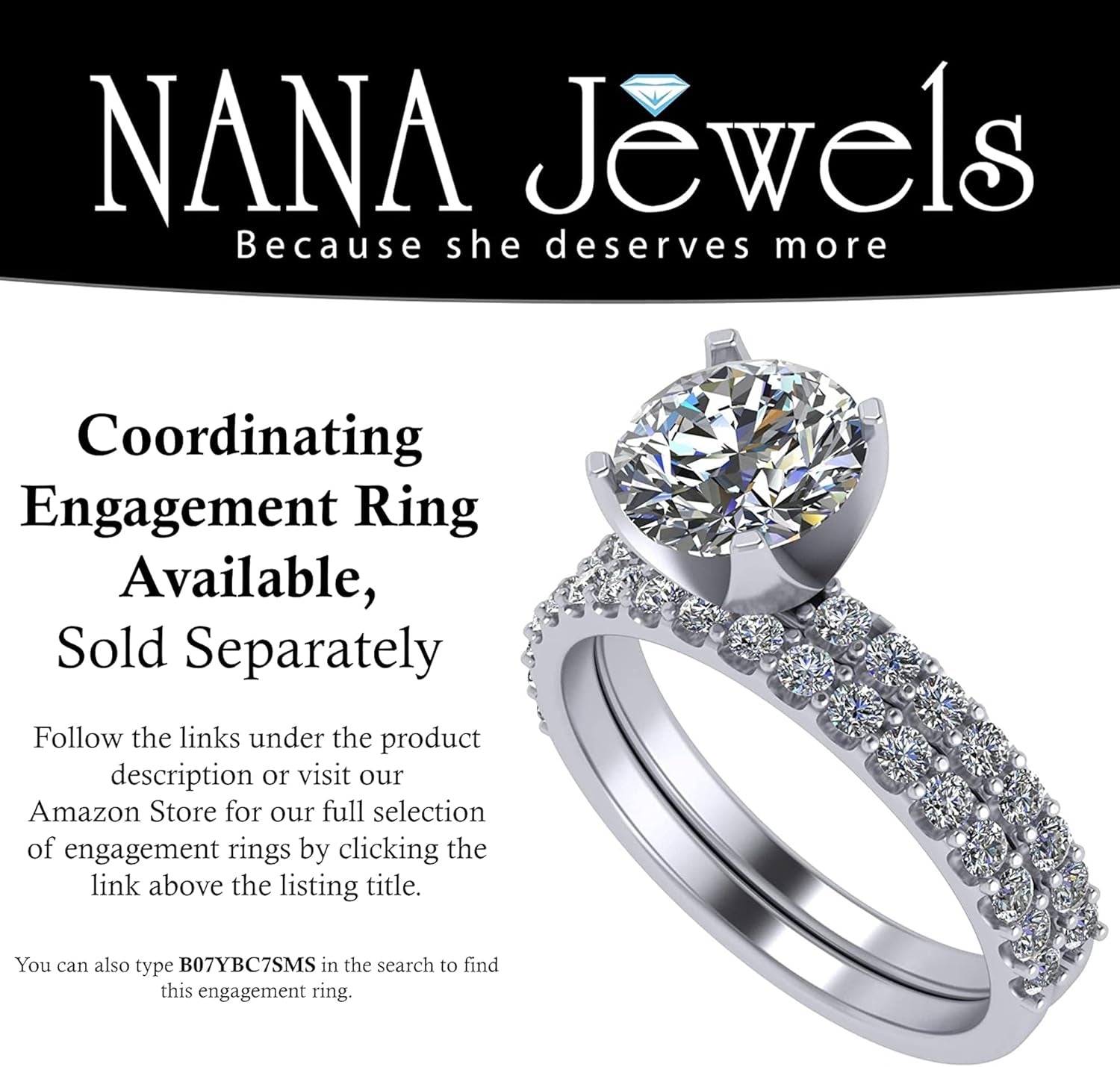 Wedding Band with Cubic Zirconia – 925 Sterling Silver, 10K & 14K Gold Half Eternity Stackable Anniversary Ring, Sizes 4-12