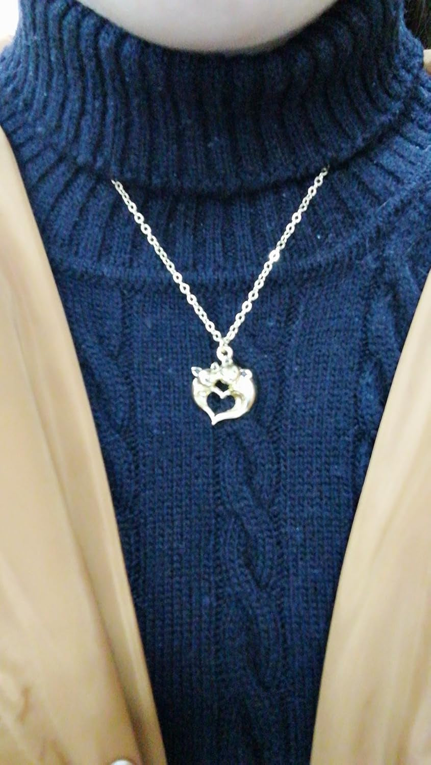 Crystal Animal Double Flying Pig Pendant Necklace – Gold-Plated Charm