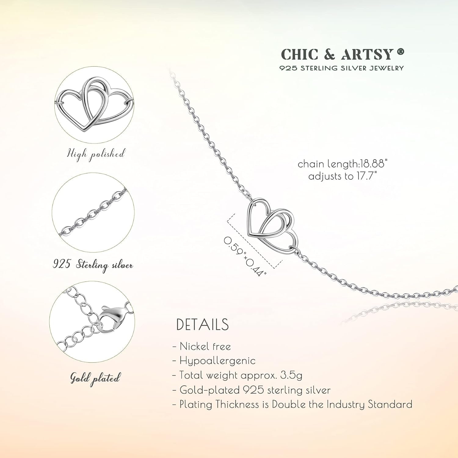 βοΈ 925 Sterling Silver Sideways Cross Necklace for Women | Created Opal | 18" + 2" Extender