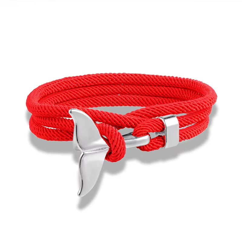 TideBond™ Whale Tail & Anchor Bracelet – Ocean-Inspired Symbol of Unity for Hearts That Drift Together