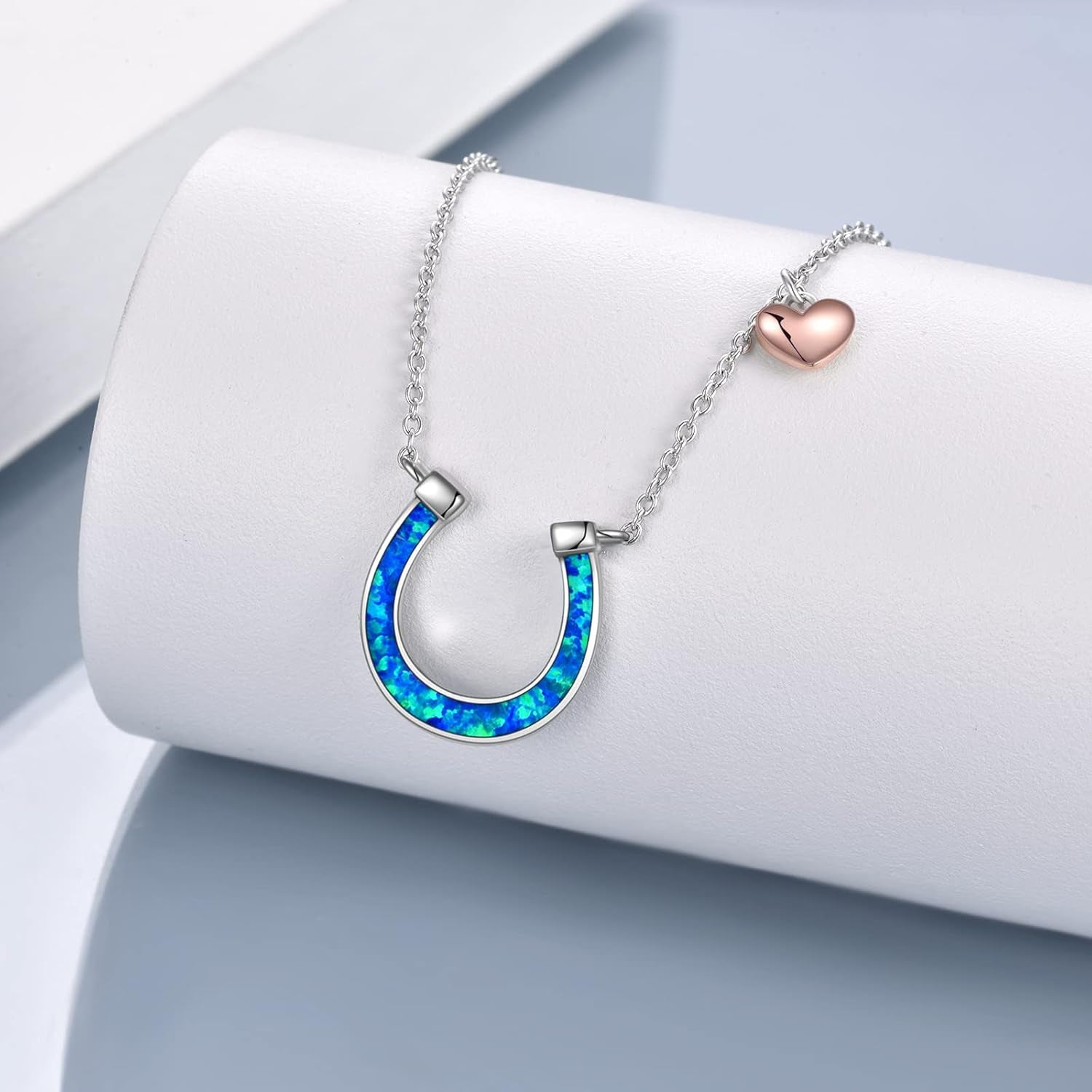Horseshoe Necklace for Women – Sterling Silver Horse Jewelry Gift
