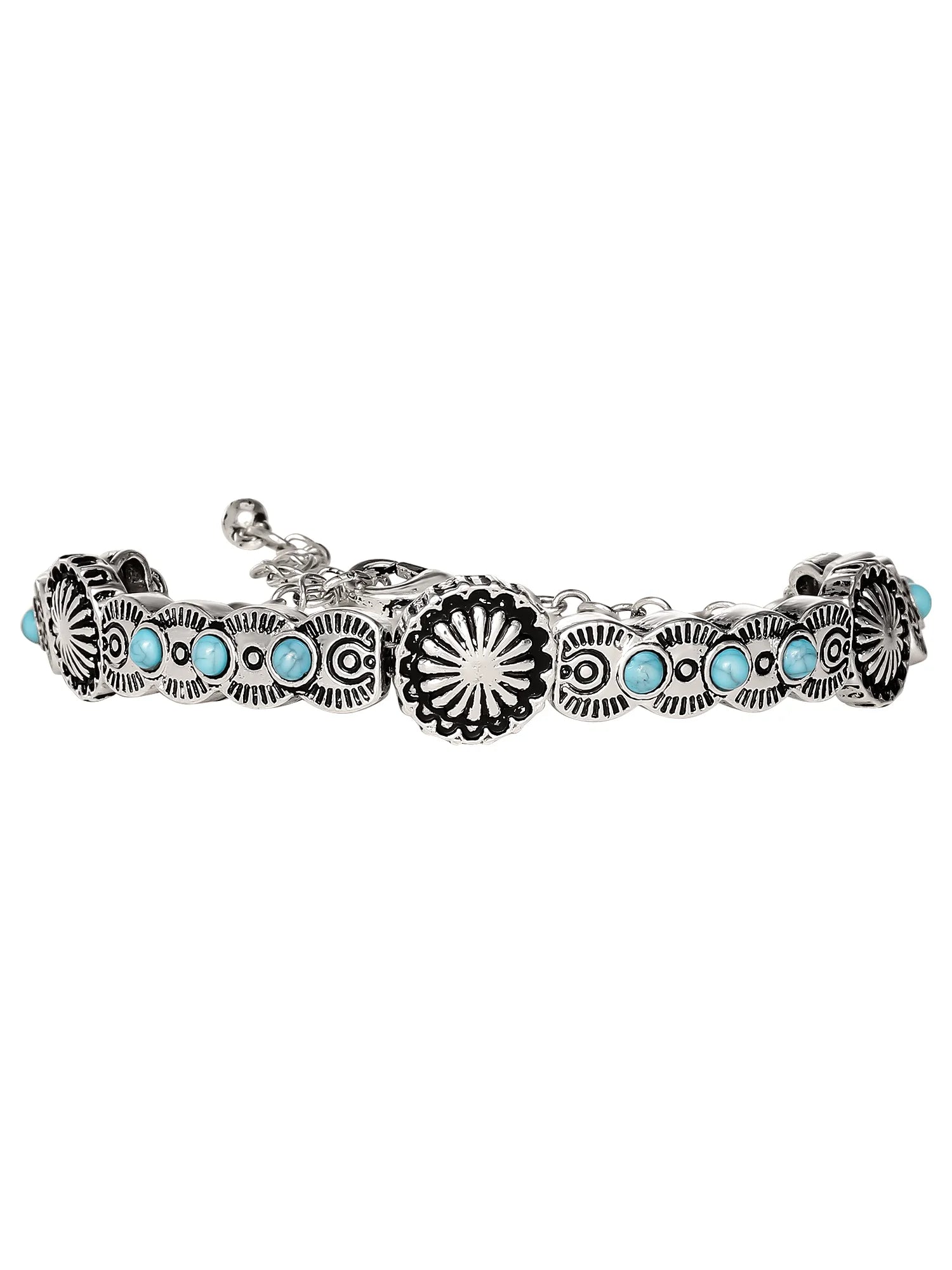 Turquoise Stone Bracelet – Natural Healing Gemstone Jewelry