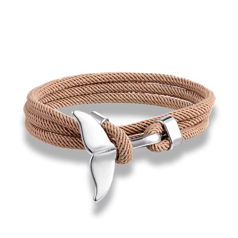 TideBond™ Whale Tail & Anchor Bracelet – Ocean-Inspired Symbol of Unity for Hearts That Drift Together