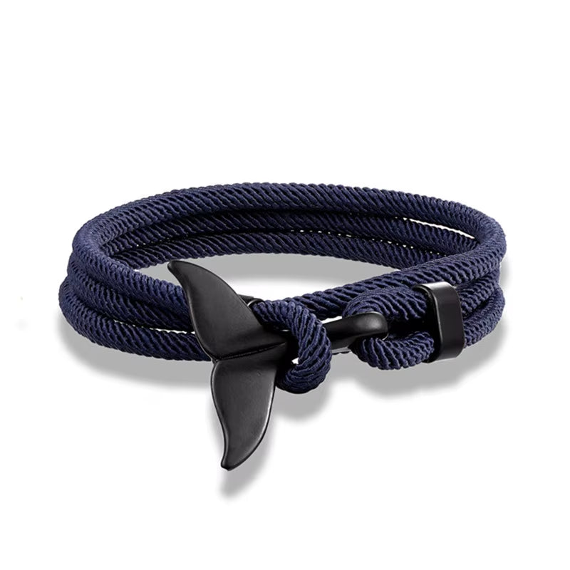 TideBond™ Whale Tail & Anchor Bracelet – Ocean-Inspired Symbol of Unity for Hearts That Drift Together