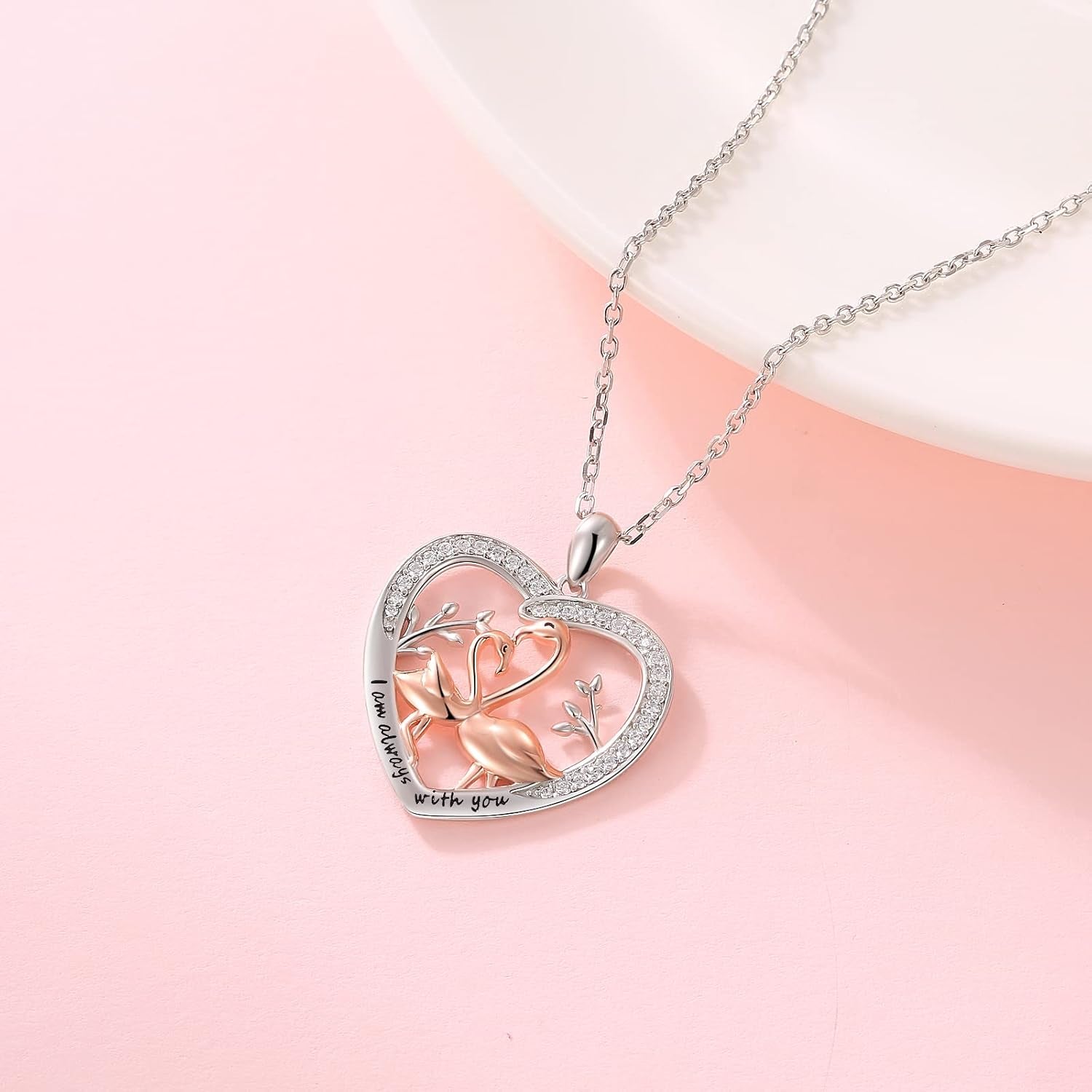 Women’s Animal Necklace Gift Collection – Rabbit, Wolf, Sloth, Flamingo, Ladybug, Mermaid, Butterfly & Unicorn Jewelry for Women, Teens & Boys