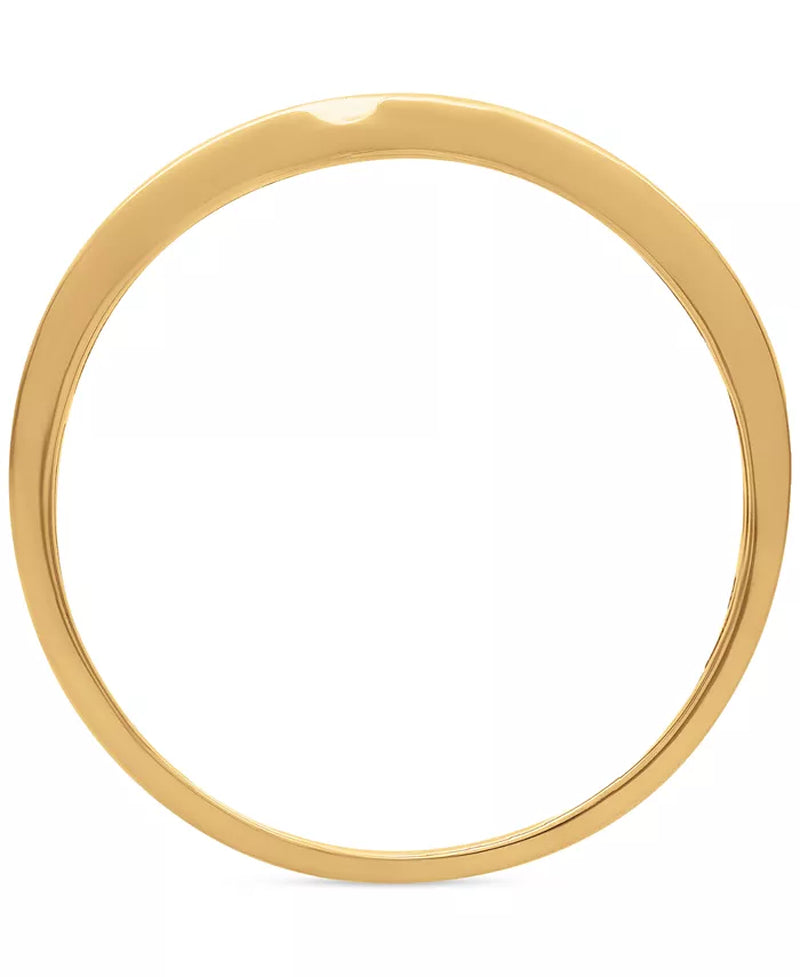 Men’s Diamond Three-Station Wedding Band – 1/10 Ct. T.W., 14K Gold