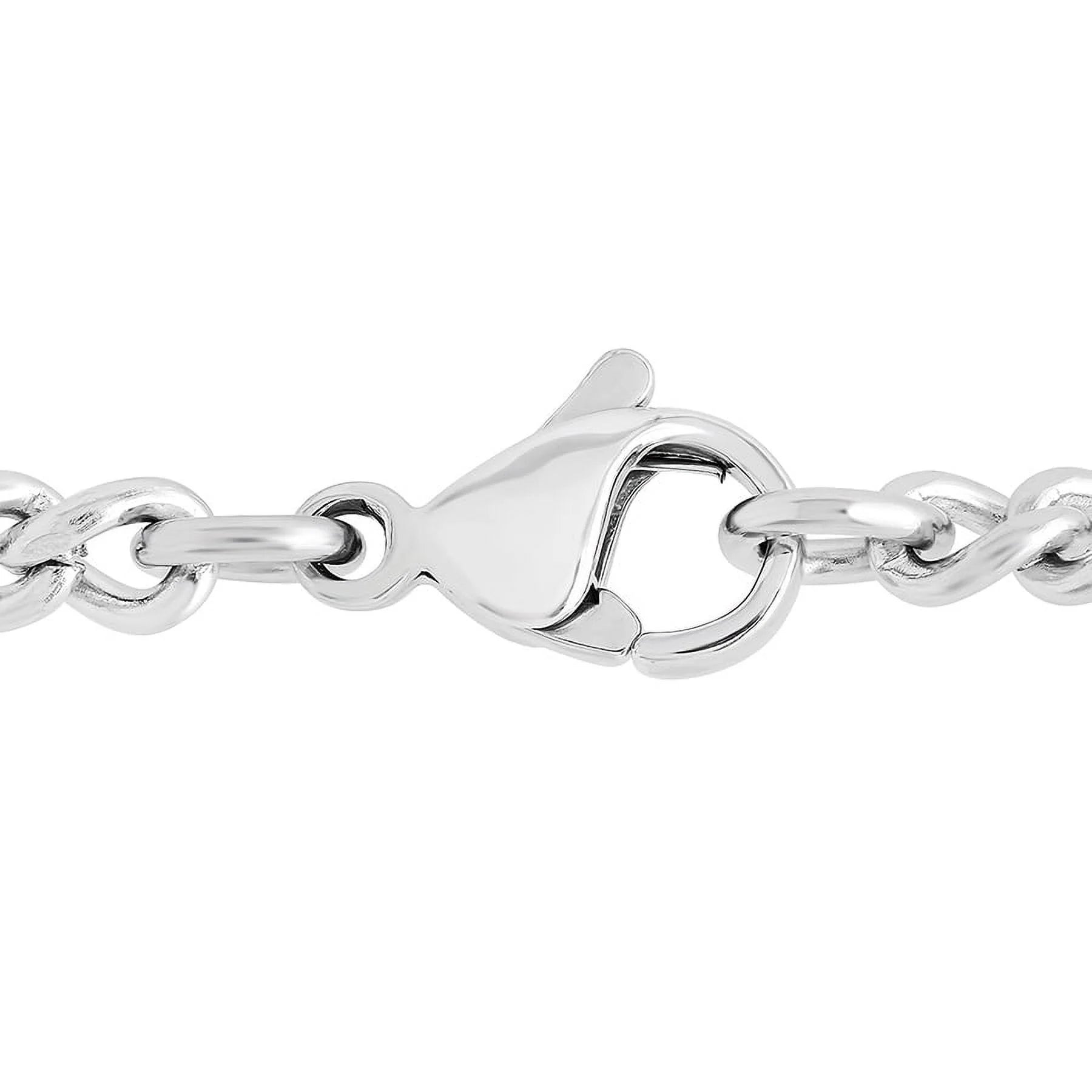 ✝️ Men’s 1/5 Ctw Lab-Grown Diamond Cross Pendant Necklace – Two-Tone Stainless Steel