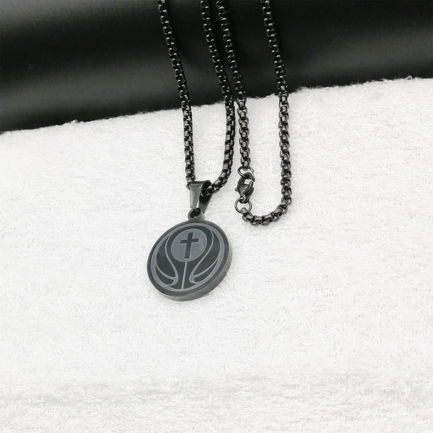 Luke 1:37 Athletes Necklace – Inspirational Stainless Steel Pendant for Baseball, Football, Soccer, Basketball &amp; Volleyball Fans | Team Coach Gift for Teens