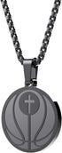 Luke 1:37 Athletes Necklace – Inspirational Stainless Steel Pendant for Baseball, Football, Soccer, Basketball & Volleyball Fans | Team Coach Gift for Teens