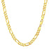 14K Gold Plated Italian 5MM Figaro Chain Necklace for Men & Women – 925 Sterling Silver Core, Classic Style, Daily Wear Gift with Box for Valentine’s Day, Birthday, or Party