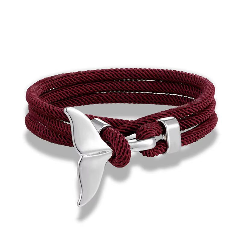 TideBond™ Whale Tail &amp; Anchor Bracelet – Ocean-Inspired Symbol of Unity for Hearts That Drift Together