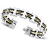 Men’s Link Chain Bracelet – Stainless Steel in Silver-Tone, Gold-Tone, and Black | 8.5"