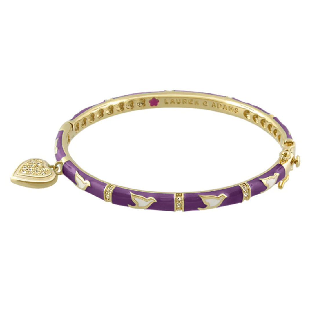 Peace and Dove Heart Bangle – Elegant Symbolic Bracelet for Women