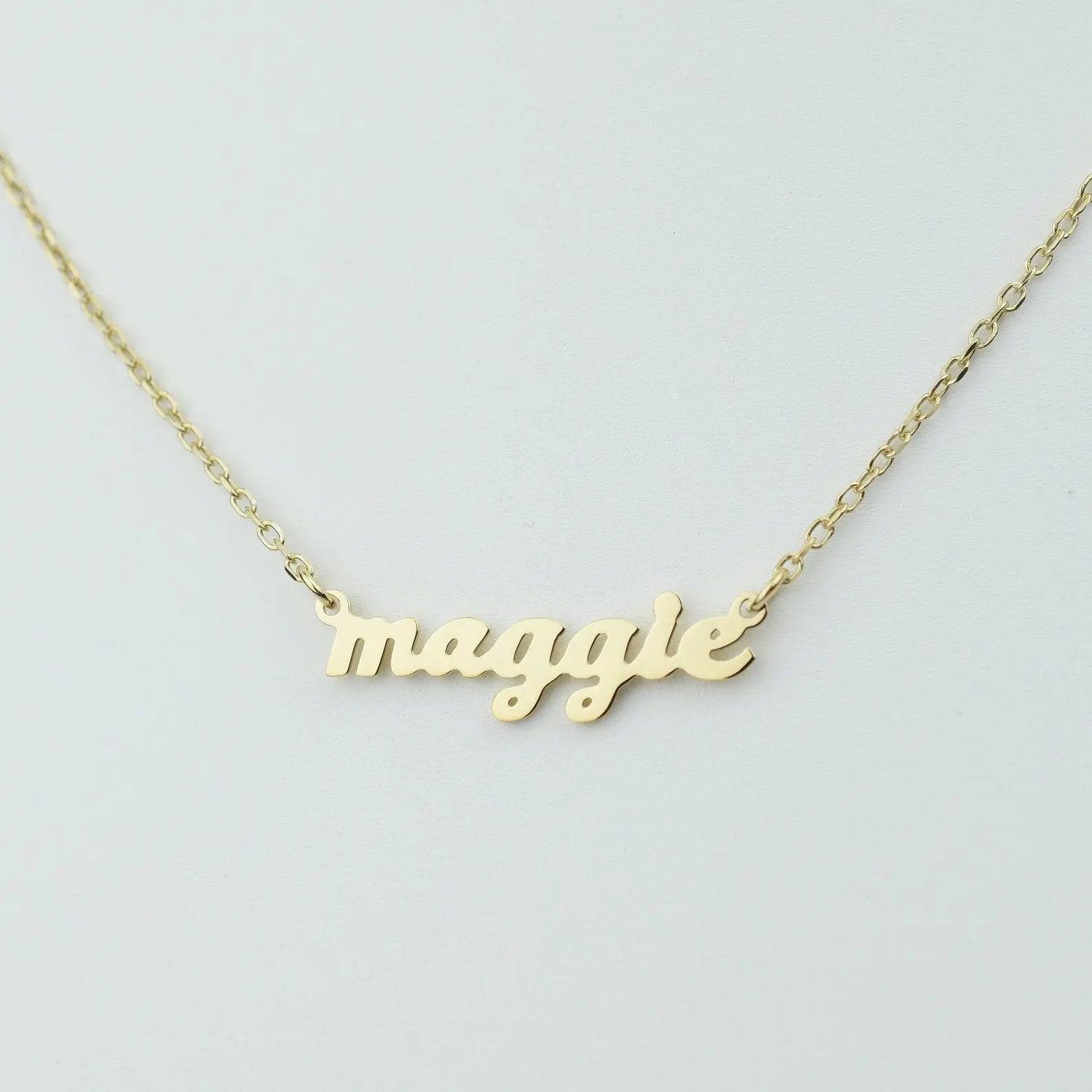 Name Necklace – Custom Personalized Name Pendant | Elegant &amp; Meaningful Jewelry Gift for Women