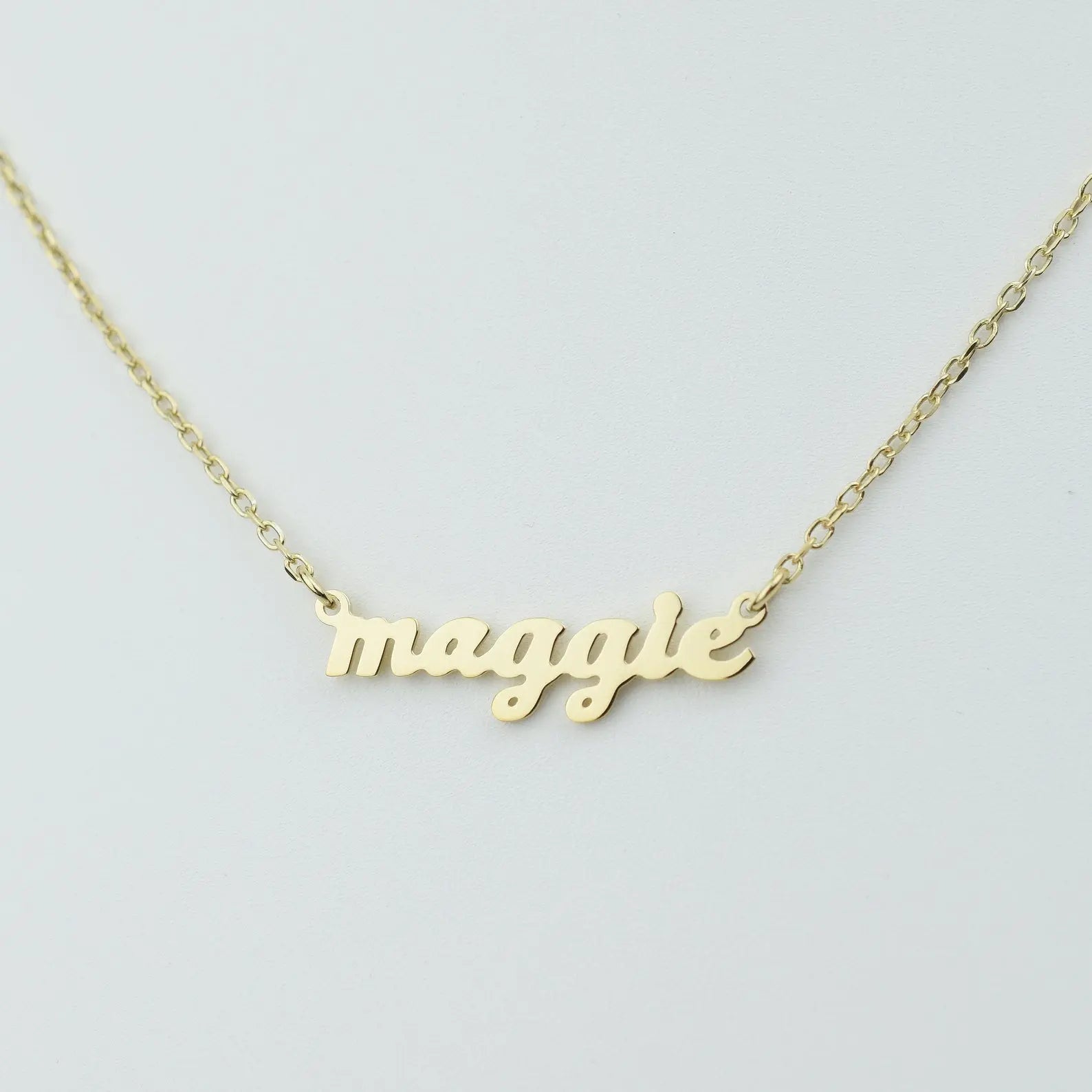 Name Necklace – Custom Personalized Name Pendant | Elegant &amp; Meaningful Jewelry Gift for Women