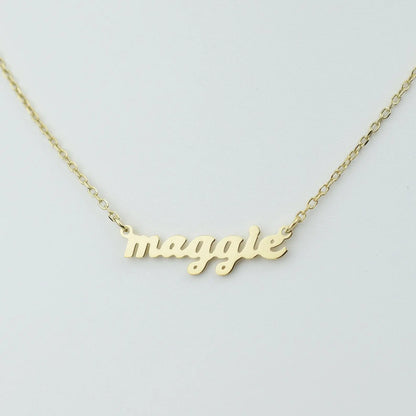 Name Necklace – Custom Personalized Name Pendant | Elegant &amp; Meaningful Jewelry Gift for Women