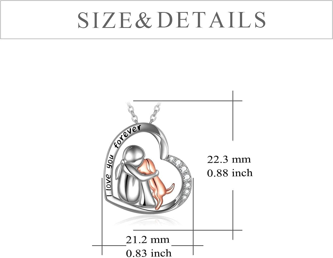 Sterling Silver Dog Pendant Necklace – Keepsake Memorial Jewelry for Dog Lovers
