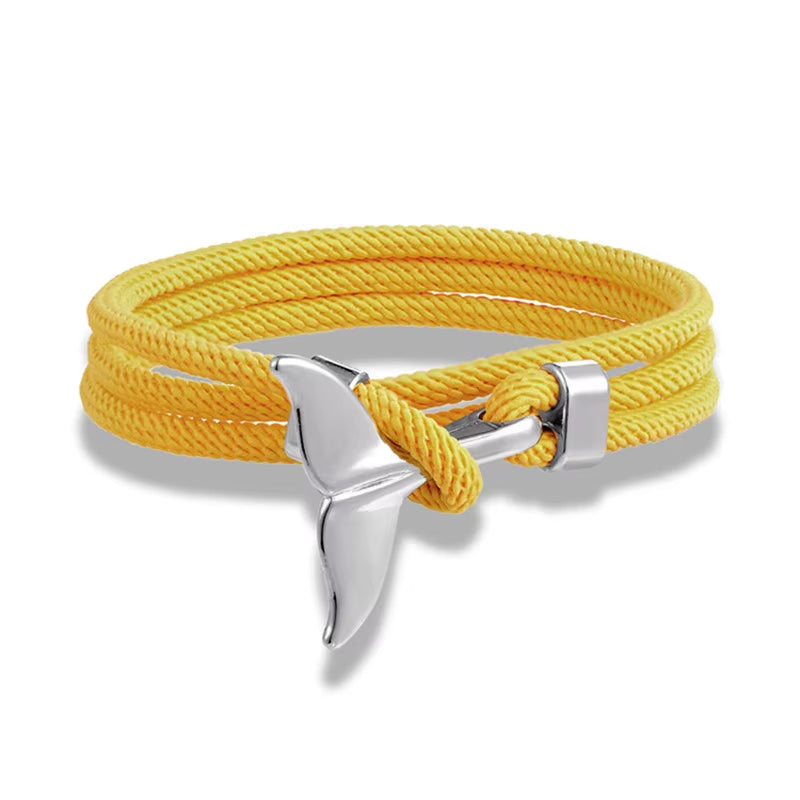TideBond™ Whale Tail &amp; Anchor Bracelet – Ocean-Inspired Symbol of Unity for Hearts That Drift Together