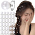 ✨ 30Pcs Mini Pearl Hair Pins – Elegant White Pearl Hair Accessories for Women & Girls