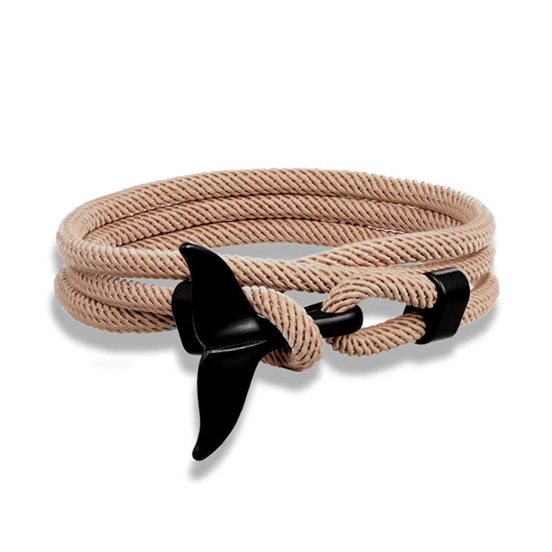 TideBond™ Whale Tail &amp; Anchor Bracelet – Ocean-Inspired Symbol of Unity for Hearts That Drift Together