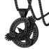 🛡️ Viking Raven Necklace for Men – Black Stainless Steel Norse Rune Pendant | Retro Crow Amulet Jewelry Gift for Friends, Sons, Grandsons, or Birthdays