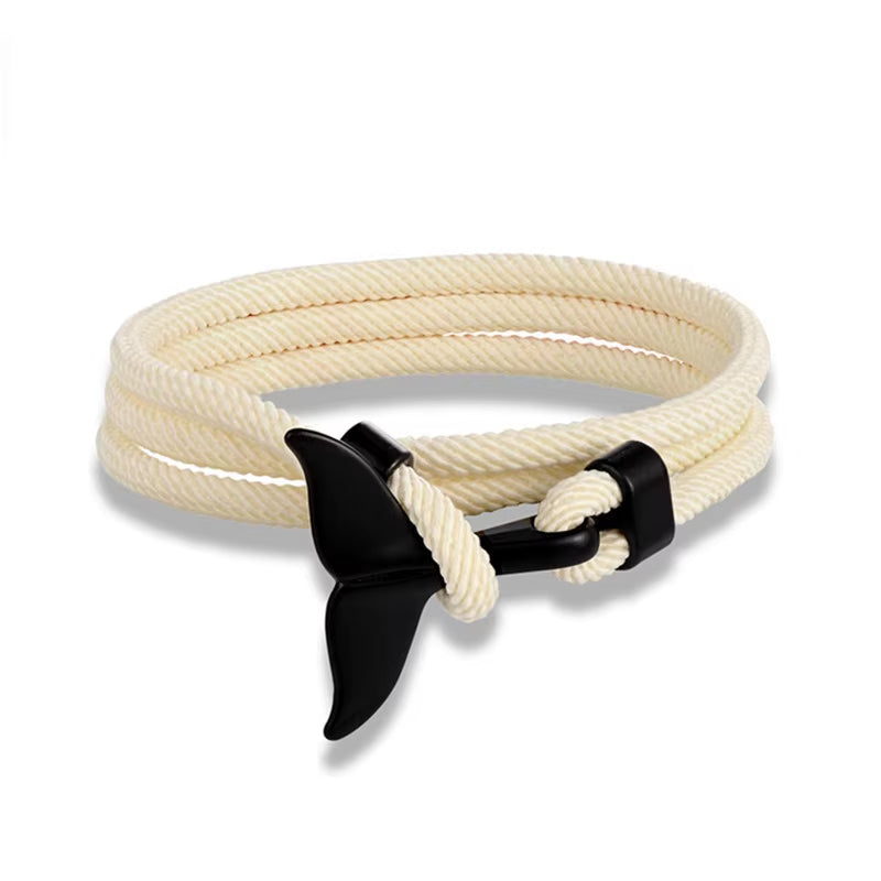 TideBond™ Whale Tail &amp; Anchor Bracelet – Ocean-Inspired Symbol of Unity for Hearts That Drift Together