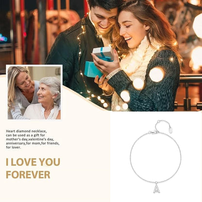 S925 Sterling Silver Initial Bracelets for Women – Dainty A-Z Letter Jewelry, Birthday &amp; Anniversary Gift for Wife or Girlfriend