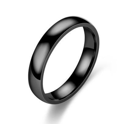 4MM Silver/Gold Plated Stainless Steel Wedding Band Ring – Unisex Sizes 3-13