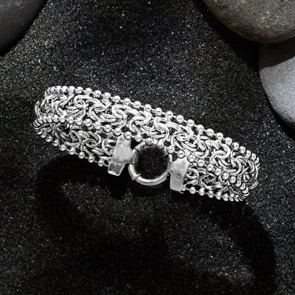 Byzantine Beaded-Edge Bracelet – Elegant Women&
