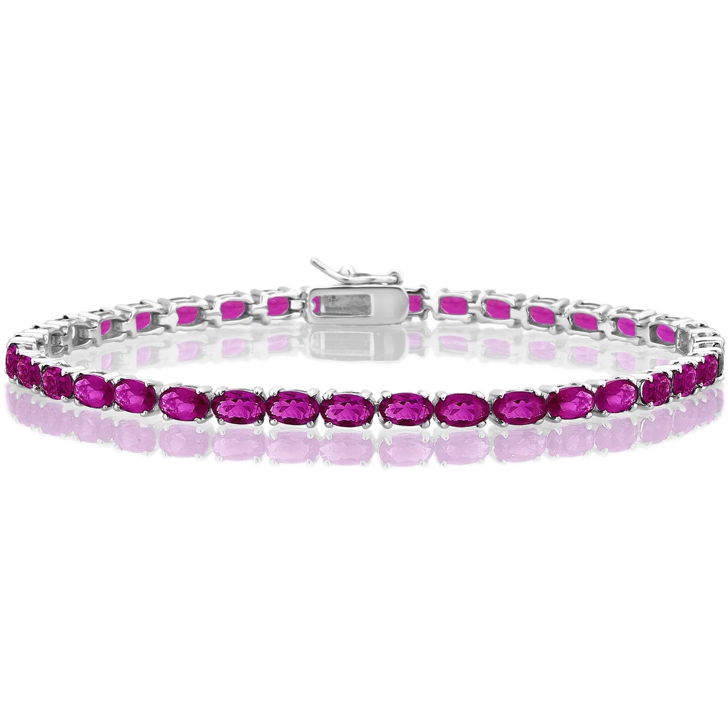 Created Ruby Gemstone Women&