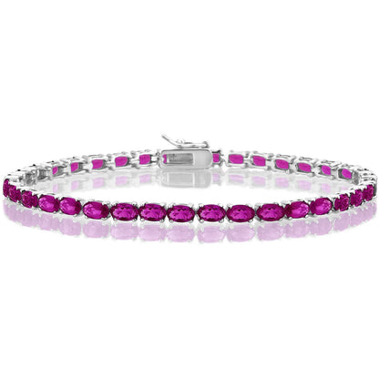 Created Ruby Gemstone Women&