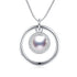 Pearl Necklace for Women – 925 Sterling Silver Pendant Necklace, Elegant Jewelry Gift for Mom, Daughter, Niece – Birthday or Christmas Present