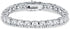 Certified Moissanite Tennis Bracelet – 14K White Gold Over Sterling Silver, Passes Diamond Test – Unisex Luxury Sparkle