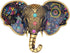 Metal Enamel Shiny Rhinestone Elephant Brooch – Elegant Animal Pin for Women & Teens