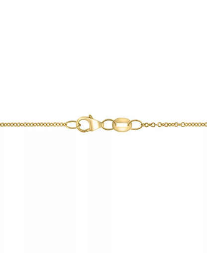 EFFY® Diamond Interlocking Open Drop Pendant Necklace – 1/6 Ct. T.W., 14K Tricolor Gold