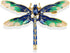 Dragonfly Brooch Pin – Acrylic Insect Breastpin for Women’s Clothing & Corsage