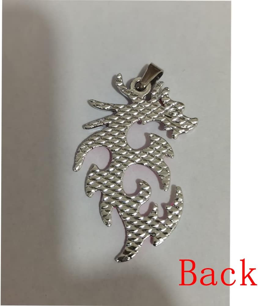 Dragon Necklace – Stainless Steel Glow in the Dark Pendant for Women &amp; Men | Unique Summer Graduation Jewelry Gift